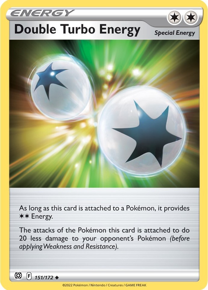 Double Turbo Energy 151/172 Swsh09: Brilliant Stars - 1 of 1