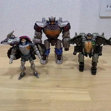 Transformers Beast Wars Metals Figure Convoy Rhinox Rattle set TAKARA Japan
