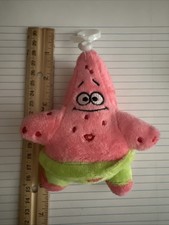 Patrick Star From SpongeBob Plush Bag Clip New Fast Shipping