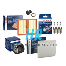 FULL BOSCH FILTERS + SPARK PLUGS SERVICE KIT FOR VW GOLF S TSI 1.0 MK7 16-20