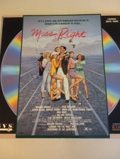MISS RIGHT 1982 Laserdisc Margot Kidder Karen Black Virna Lisi NOT A DVD