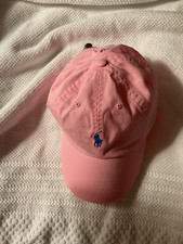 Mens POLO Light Pink baseball cap NWT