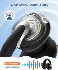 Open Ear Earbuds Bluetooth 5.4 True Wireless Clip on Earbuds Lightweight Comfort 3