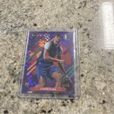 Topps Finest Rookie Cooper Flagg Dallas Mavs 2025 #201 Purple X-Fractor 57/75