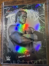 WWE 2025 Topps Finest Intimidators Refractor Sycho Sid INT-PC Trading Card