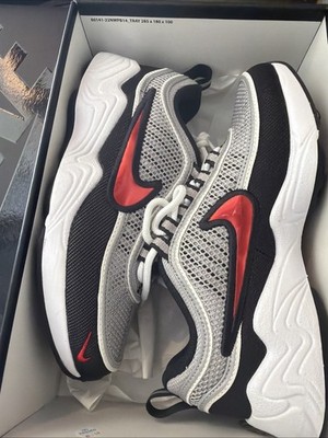 Nike Air Spiridon OG Retro Running Shoes Women s 5.5 / Men s 4 Silver Mesh