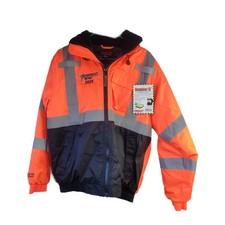 Tingley Size M J26119 Bomber II Insulated Jacket Fluorescent Orange Logo