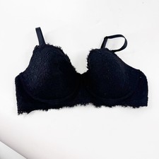AERIE REAL POWER Black Lace Bra WITH UNDERWIRE SIZE 38D
