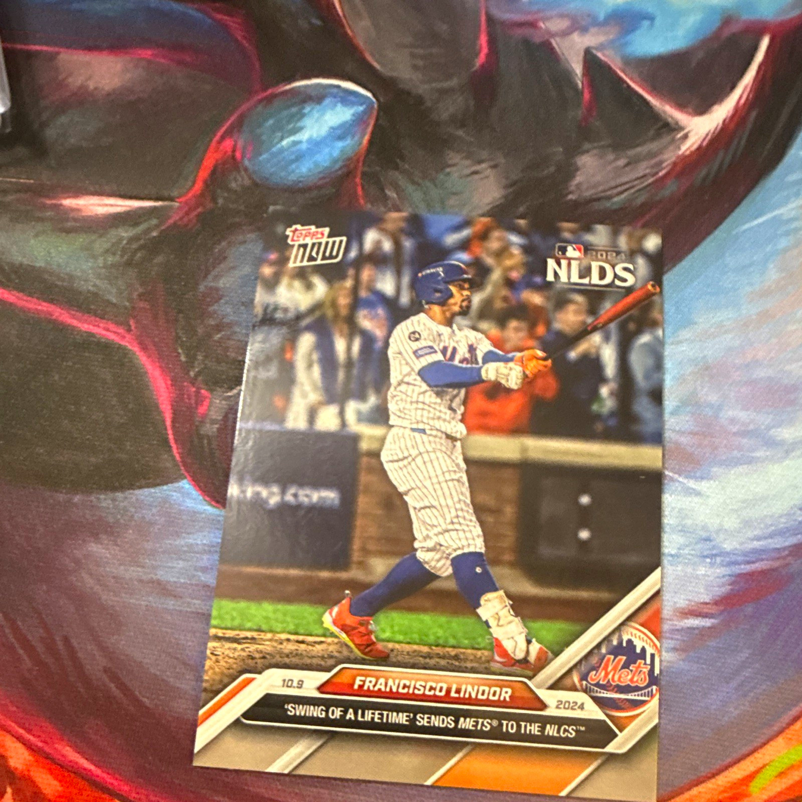 Topps 2024 Topps Now NLDS Francisco Lindor New York Mets #816 /13666