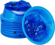 ATDAWN 14 Pack Emesis Bag, Disposable Vomit Bags, Aircraft & Car Sickness Bag, N