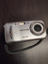 Olympus FE-120 Digital Camera 6MP 3x Zoom Silver Fully Working