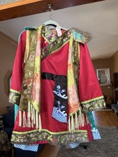 Pirates of Caribbean At World's End Elizabeth Swann Costume Set Pants Coat New L
