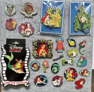 Disney Pin Lot The Little Mermaid Ariel Disneyland Paris READ DESCRIPTION