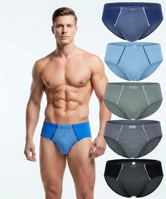 3/6/9/12 Stück Herren Sportslips Baumwolle Unterhosen Slips Gr.5(S)-13(6XL) A530