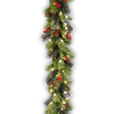 National Tree Company 9ft Pre-Lit Crestwood Spruce Christmas Garland