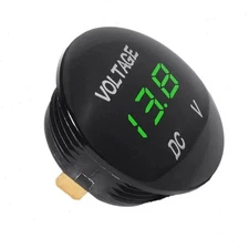 LED Digital Display Motorcycle Voltmeter with Voltage Measurement Error ±0.015