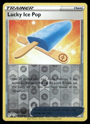 Lucky Ice Pop 150/203 Uncommon Evolving Skies Pokemon Reverse Holo Near Mint
