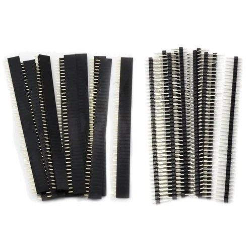 40 Stück 2.54mm Breakaway Platine 40Pin Stecker und Buchsenleiste für Arduino...