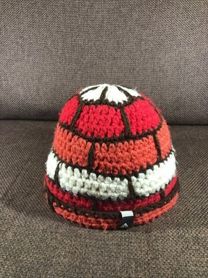 Black Diamond Everest Wollmütze Grobstrick rot weiß Nepal One Size Klettern