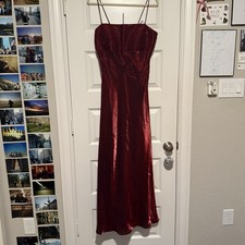 Blondie Nites red vintage 90  s formal prom dress