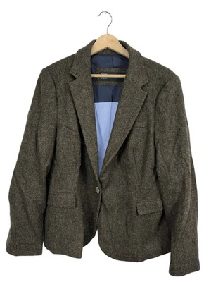 ZARA BASIC Blazer en laine Dames Blazer T EU 44 gris clair style décontracté - Photo 1/4