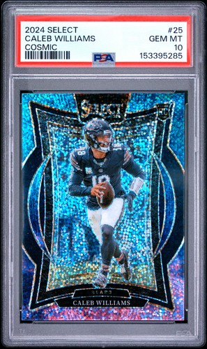 2024 PANINI SELECT COSMIC #25 CALEB WILLIAMS ROOKIE RC PSA 10