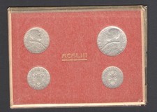 1953 Vatikan, PIUS XII., kompletter Jahrgang FDC - mit seiner Schutzkarte aus de