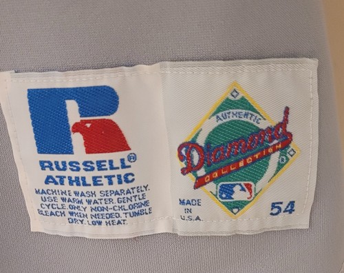 LOS ANGELES DODGERS USED AWAY AUTHENTIC RUSSELL JERSEY- SIZE 54!!! - Picture 2 of 2
