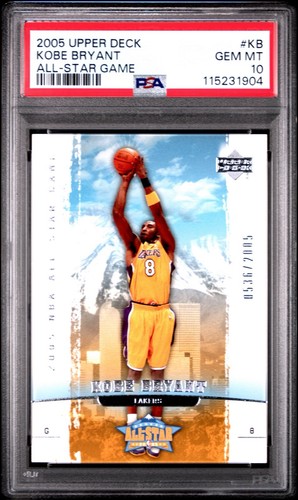 Kobe Bryant /2005 All-Star Game PSA 10 GEM MINT 2005 Upper Deck SSP POP 14