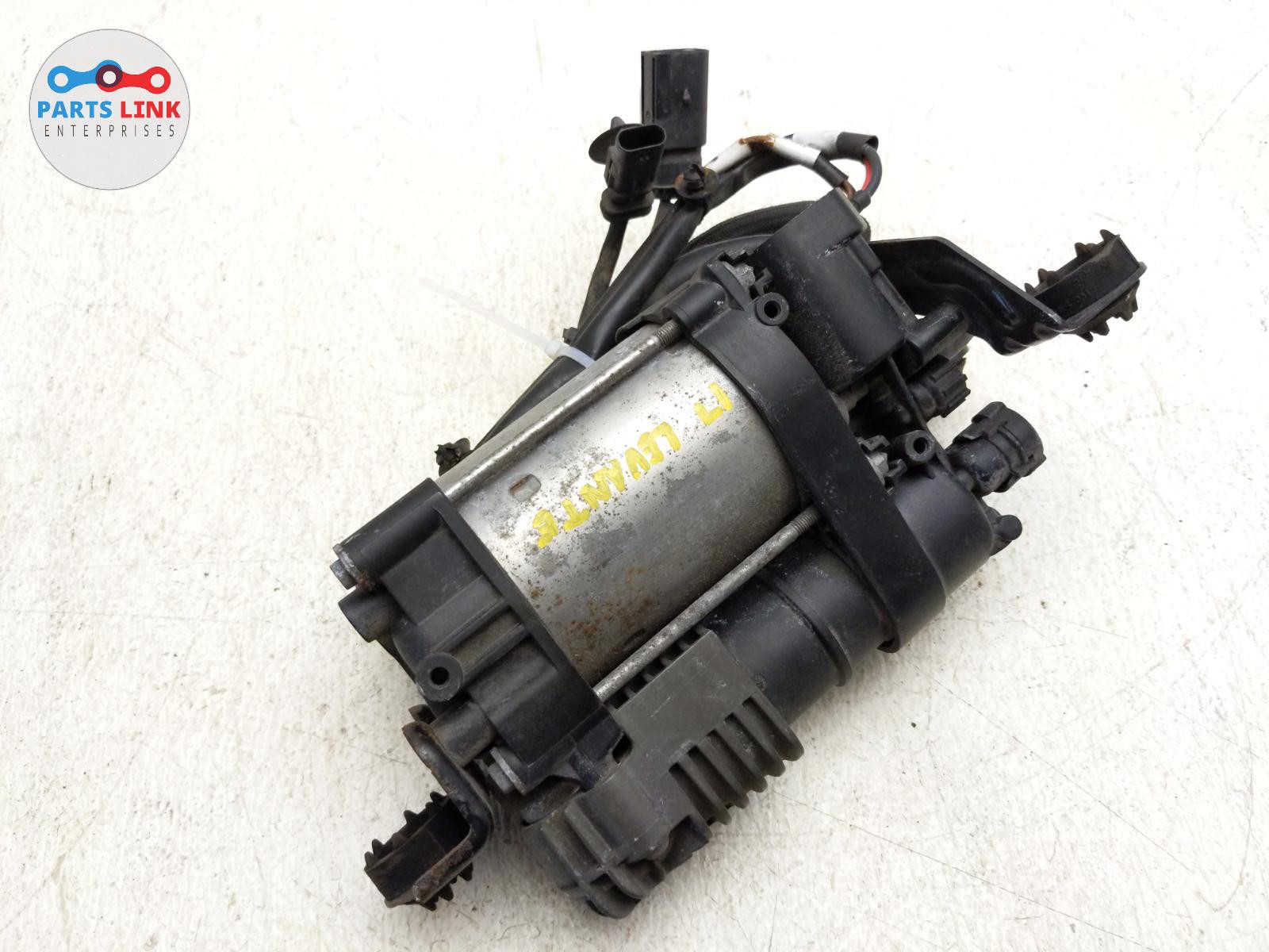 2017-20 MASERATI LEVANTE AIR RIDE SUSPENSION PUMP LEVELING COMPRESSOR ASSEMBLY