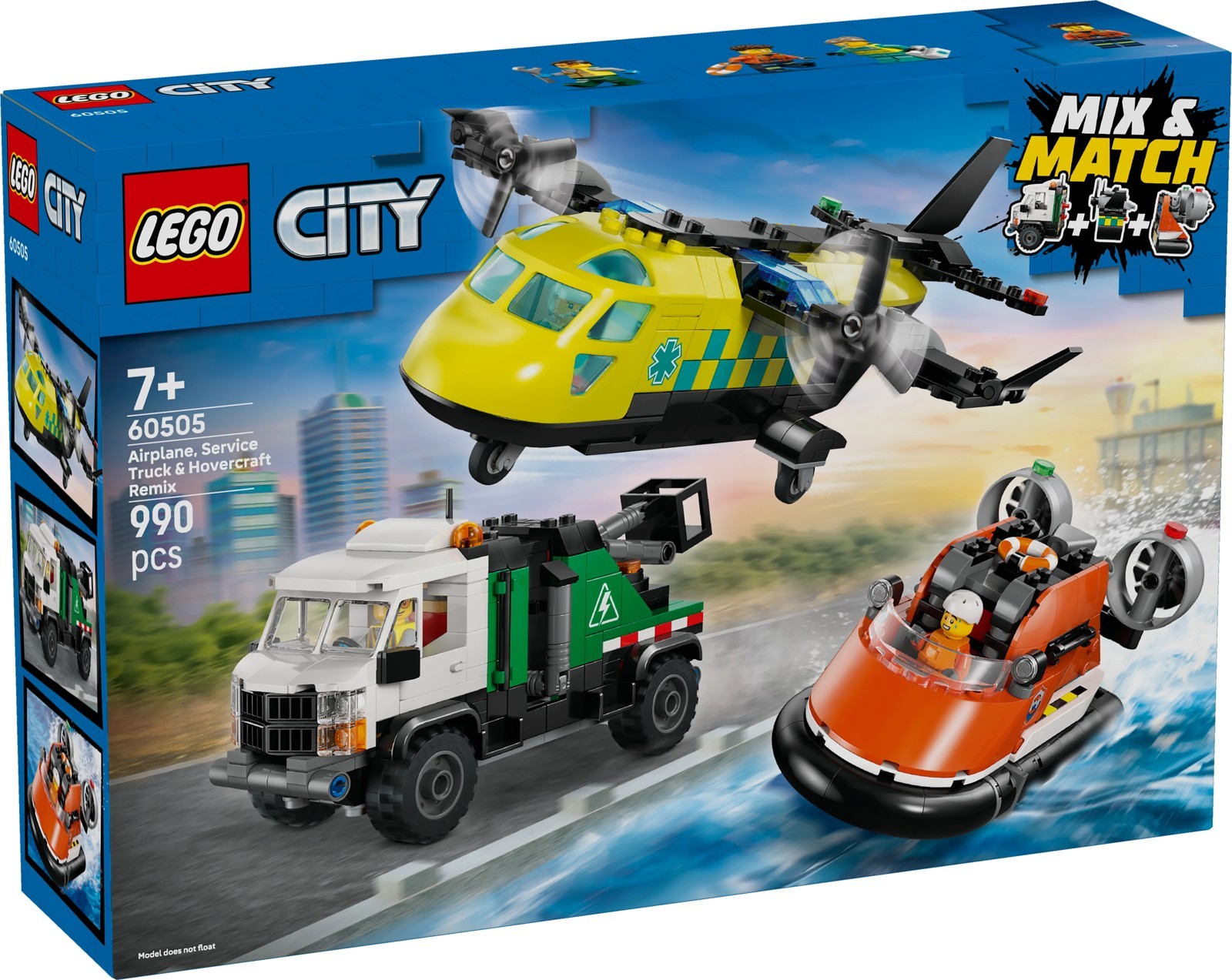 LEGO® City 60505 Kombinationsset mit Flugzeug, Wartungsfahrzeug