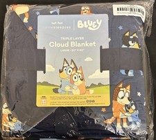 Little Sleepies Bluey Dance Mode Triple Layer Cloud Blanket 50x50 Crib