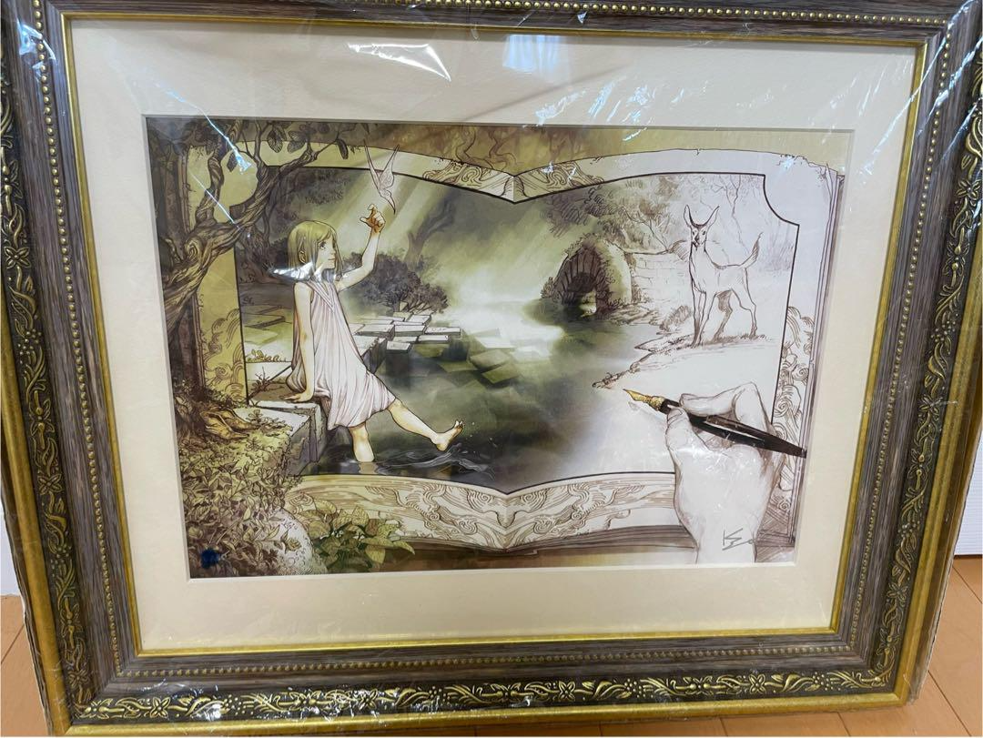 Kamome Shirahama Witch Hat Atelier Framed Mist Graph A Signed