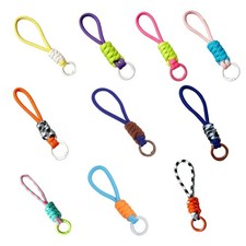Fashion Keyring Trendy Lanyard Keychain Wrist Lanyard Braided Lanyard for DIY