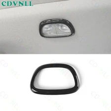 Rear Reading Lamp Switch Cover Trim For Jeep Cherokee 2014-2018 ABS Carbon Fiber
