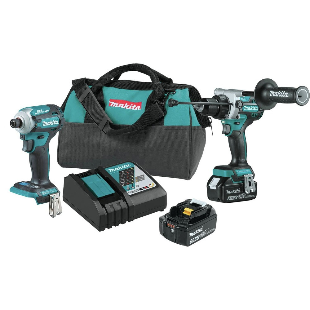 Makita XT288T-R 18V LXT Hammer Drill Impact Driver Ah