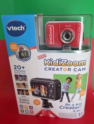 VTech KidiZoom Creator Cam~red Model Brand New In Box 20+ Backgrounds 