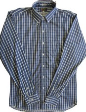 Ruddock Bros plaid button shirt long sleeve size M Made in USA