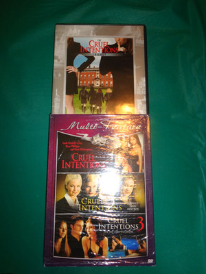 Cruel Intentions Trilogy 1, 2 & 3 Movies 2009 DVD 3 Disc Set w/Slipcover