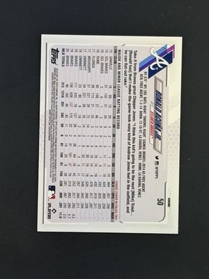 2021 Topps Chrome - Image Variation Ronald Acuña Jr. #50 Vertical