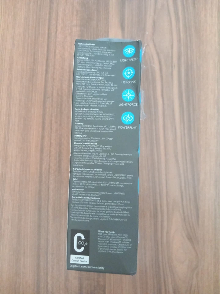 Logitech G G309 Lightspeed Gaming Mouse 25600 dpi  910-007207 - Image 2 of 4