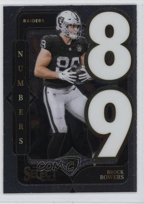 2024 Panini Select Select Numbers Brock Bowers #12 1s6t