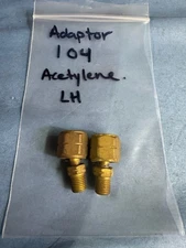 104 Pack Of 2 Adapter  Western Enterprises Brass Fittings New Old Stock