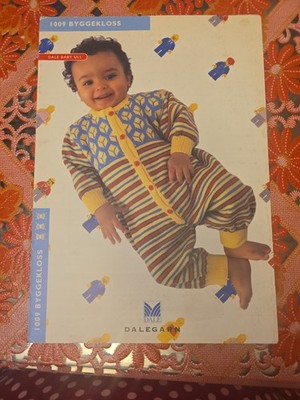 Dale of Norway Baby Leaflets 1009 Byggekloss Sweater Bodysuit Knitting Pattern 