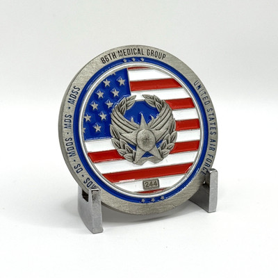 CHALLENGE COIN OF EXCELLENCE - 86th Medical Group Ramstein AB Germany Serialized