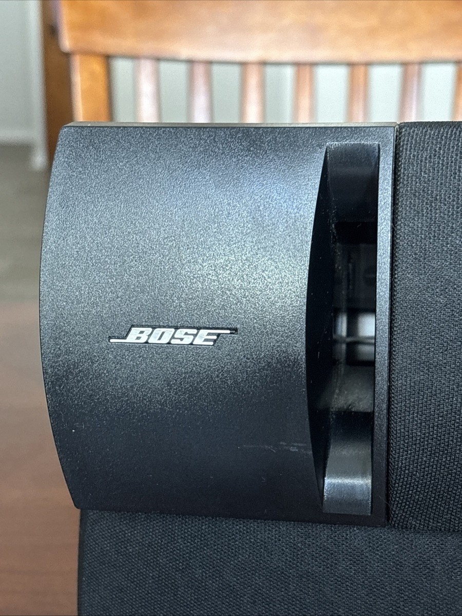 2 Bose 161 Bookshelf Surround Speakers Black 50W RMS 8 OHM Tested