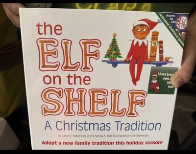 The Elf on the Shelf Christmas Tradition book doll GUC