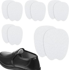 5 Pairs Felt Shoe Tongue Pads White Self-Adhesive Inserts