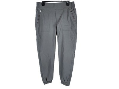 Merrell Hayes Jogger Womens L Gray Lightweight Nylon Outdoor Travel Hiking Pants