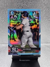 2018 Bowman Draft Chrome Josh Breaux Sky Blue 1st Bowman 339/402!